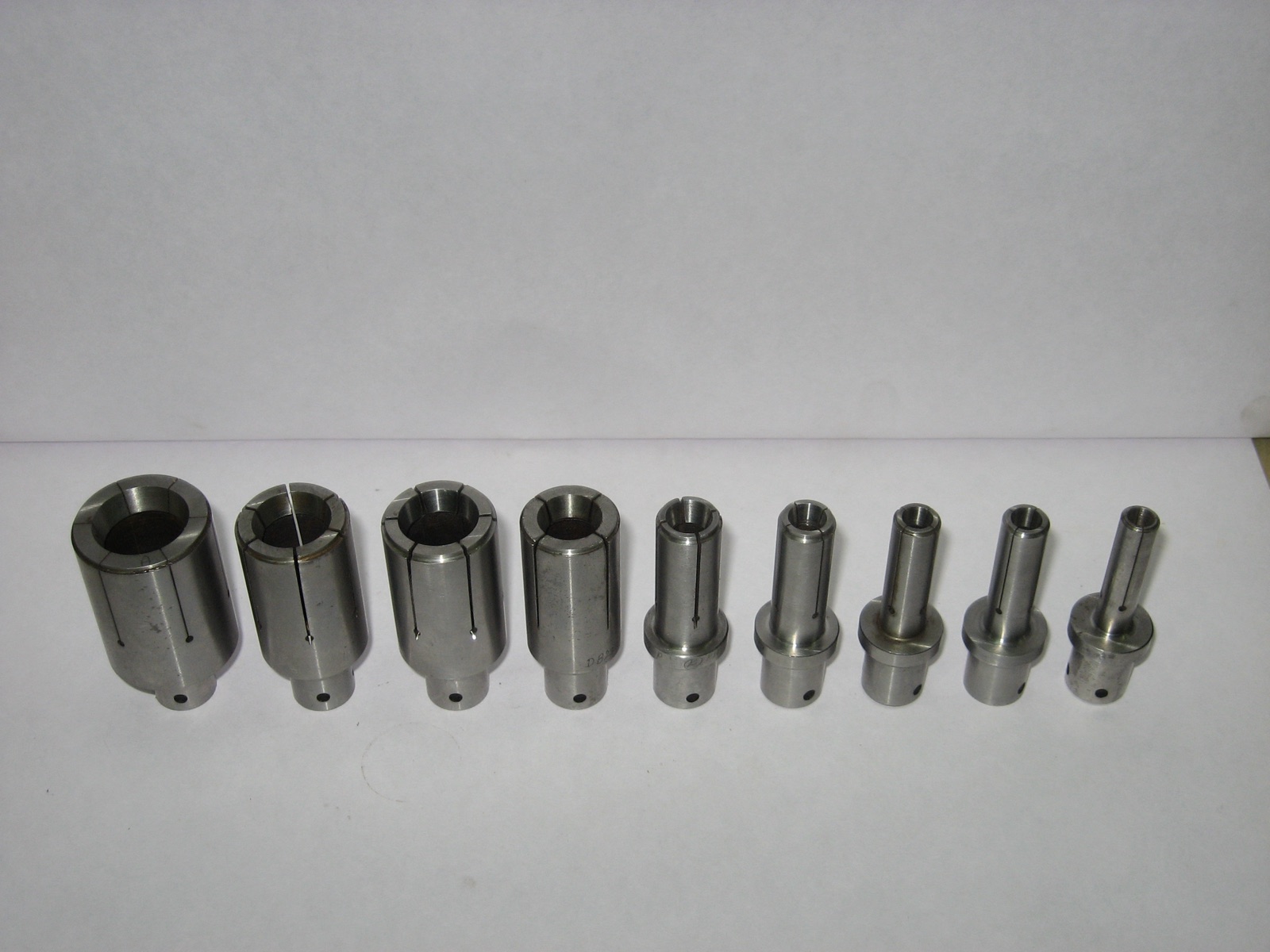 Internal clamping collets